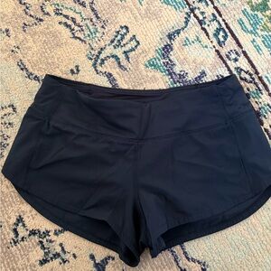 Lululemon Speed Up Low-Rise Lined Short 2.5” - True Navy Size 4